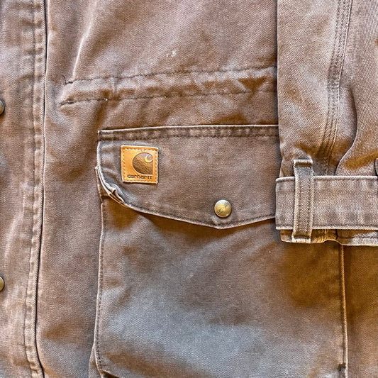 Vintage Carhartt Chore Jacket Blanket Lined XL