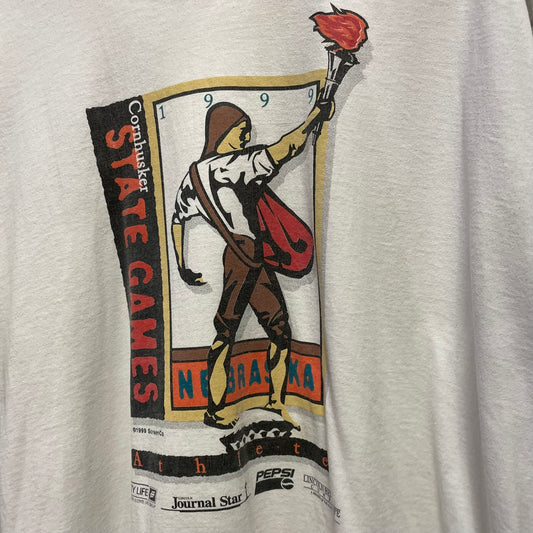 Vintage Nebraska 1999 State Games Shirt XL
