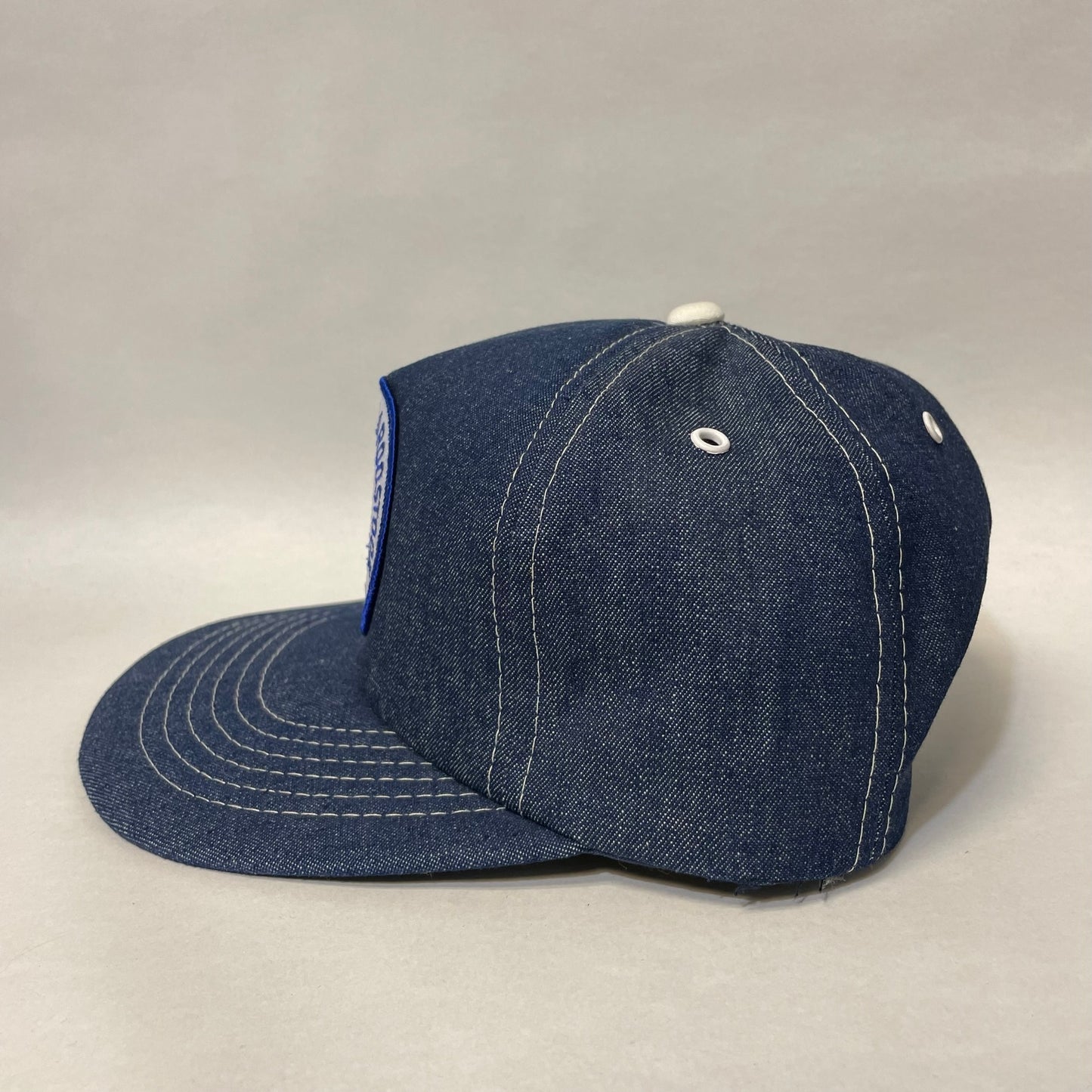 Vintage Bangor and Aroostook Railroad Patch Denim Snapback