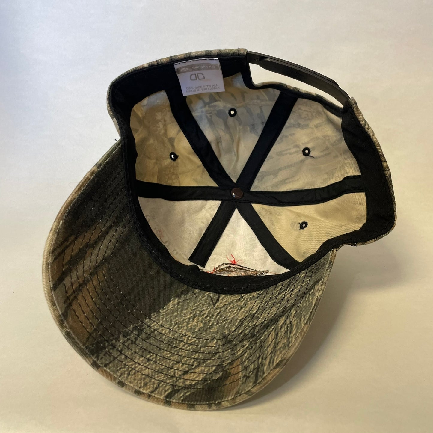 Vintage Wild Turkey Camo Snapback Hat