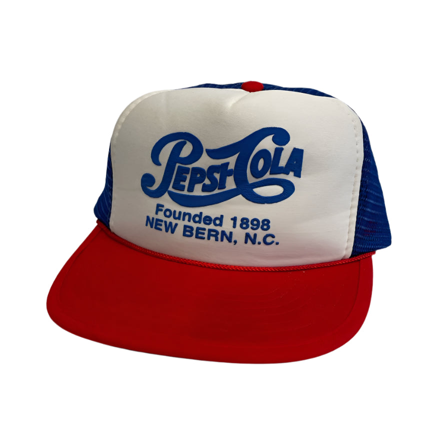 Vintage Pepsi Cola Founded 1898 New Bern North Carolina Snapback