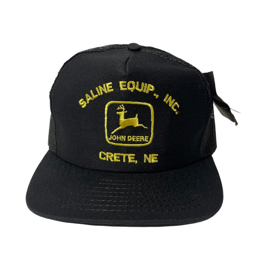 Vintage John Deere Saline Crete Nebraska Snapback