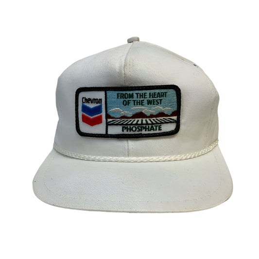 Vintage Chevron 'From the Heart of the West' Phosphate Strapback