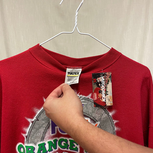 Vintage Nebraska Huskers 1998 FedEx Orange Bowl Crewneck XL