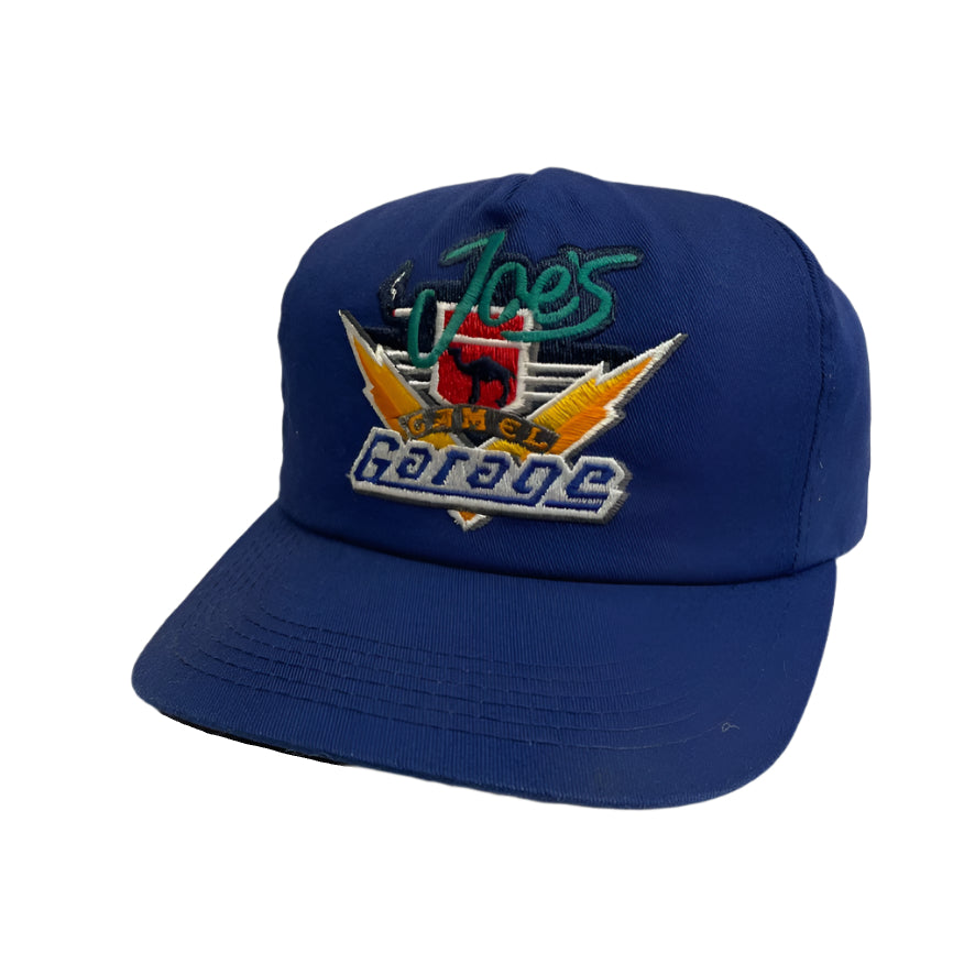 Vintage Joe's Camel Garage Cigarette Snapback Hat