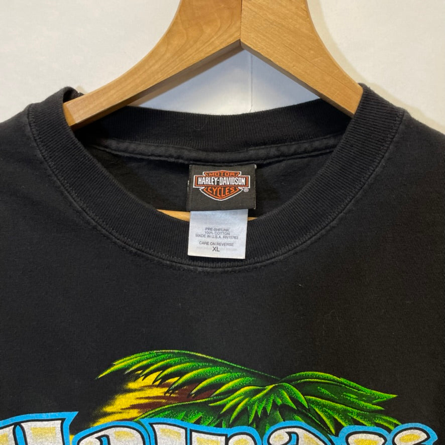 Vintage Harley Davidson Honolulu Hawaii 1998 Graphic Shirt XL