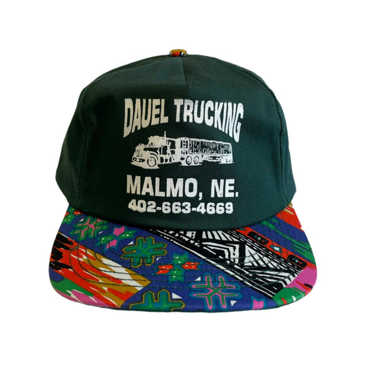 Vintage Dauel Trucking Malmo, Nebraska Snapback Hat