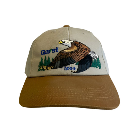 Vintage Garst Bald Eagle Snapback Hat