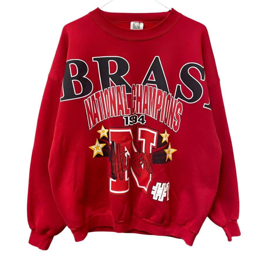 Vintage Nebraska Huskers Spellout L/XL