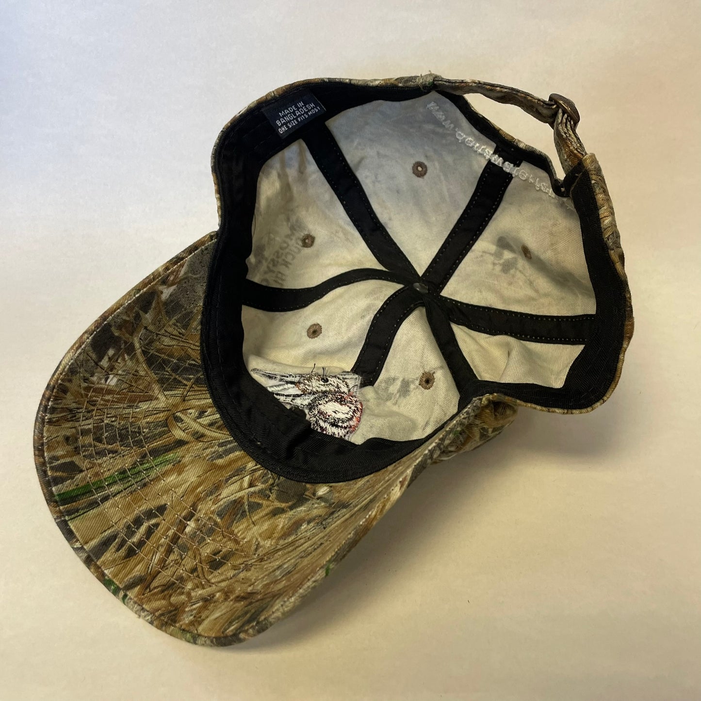 Vintage Delta Waterfowl Camo Strapback Hat
