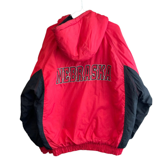 Vintage Nebraska Huskers Puffer Jacket LOGO 7 XL