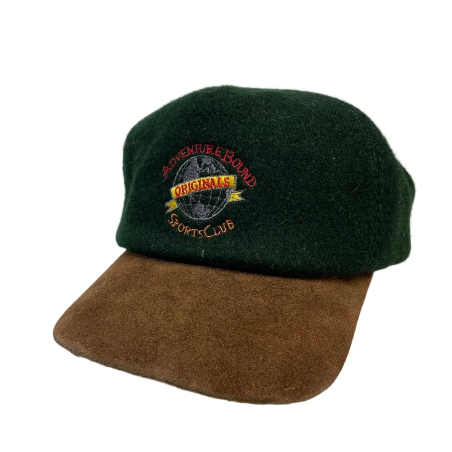 Vintage Wool Adventure Bound Sports Club Strapback Hat