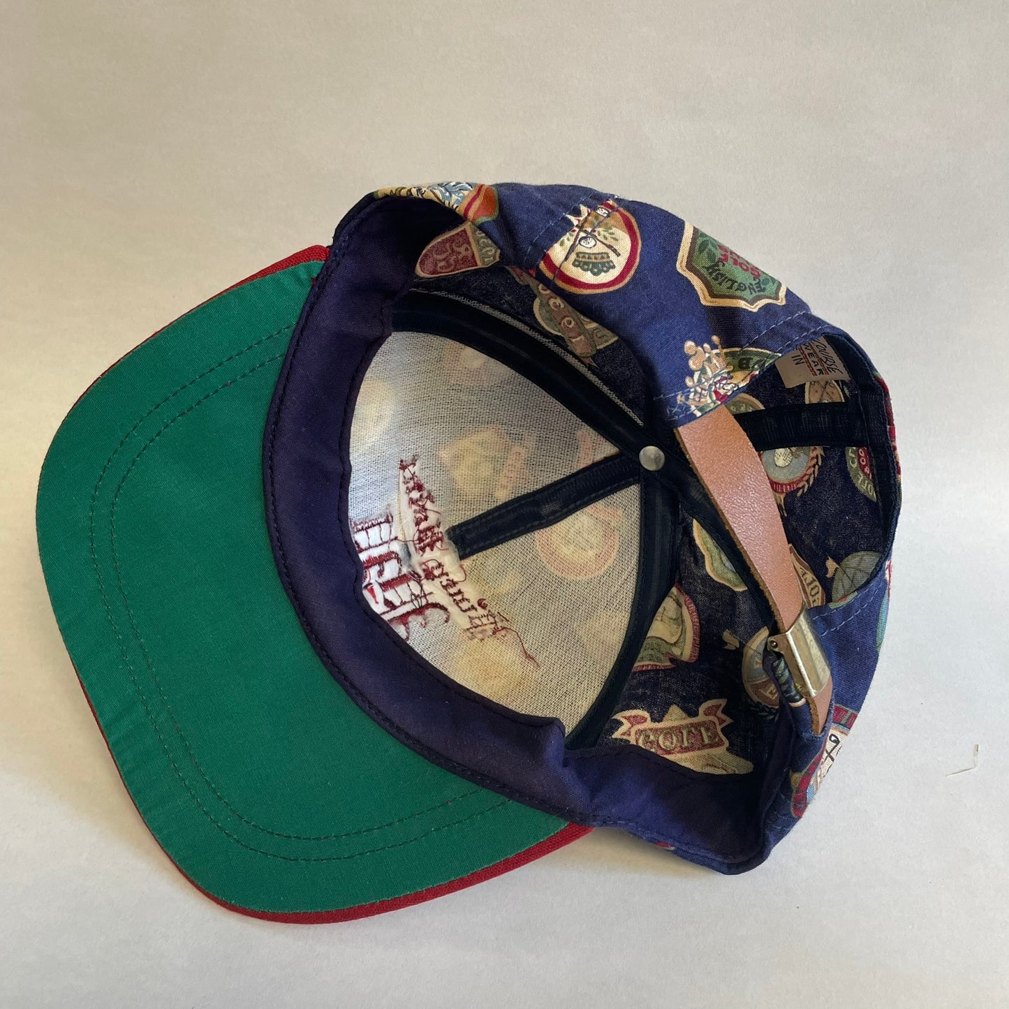 Vintage Golf AOP Strapback Hat