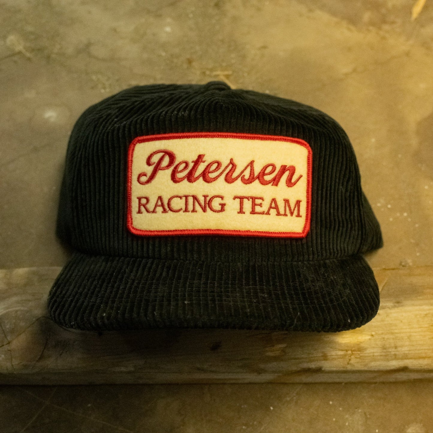 Retro Petersen Racing Team Corduroy Snapback Hat