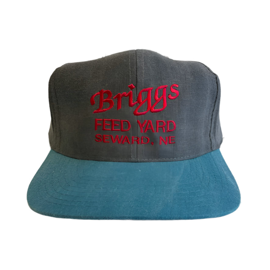 Vintage Briggs Feed Yard Seward, Nebraska Snapback Hat