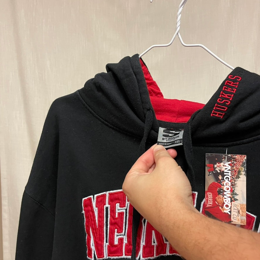 Vintage Nebraska Huskers Hoodie XXL