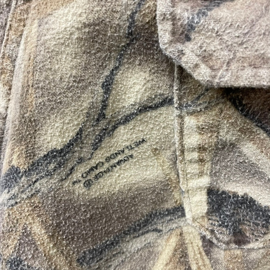 Vintage Woolrich Advantage Wetlands Camo Flannel Shirt L