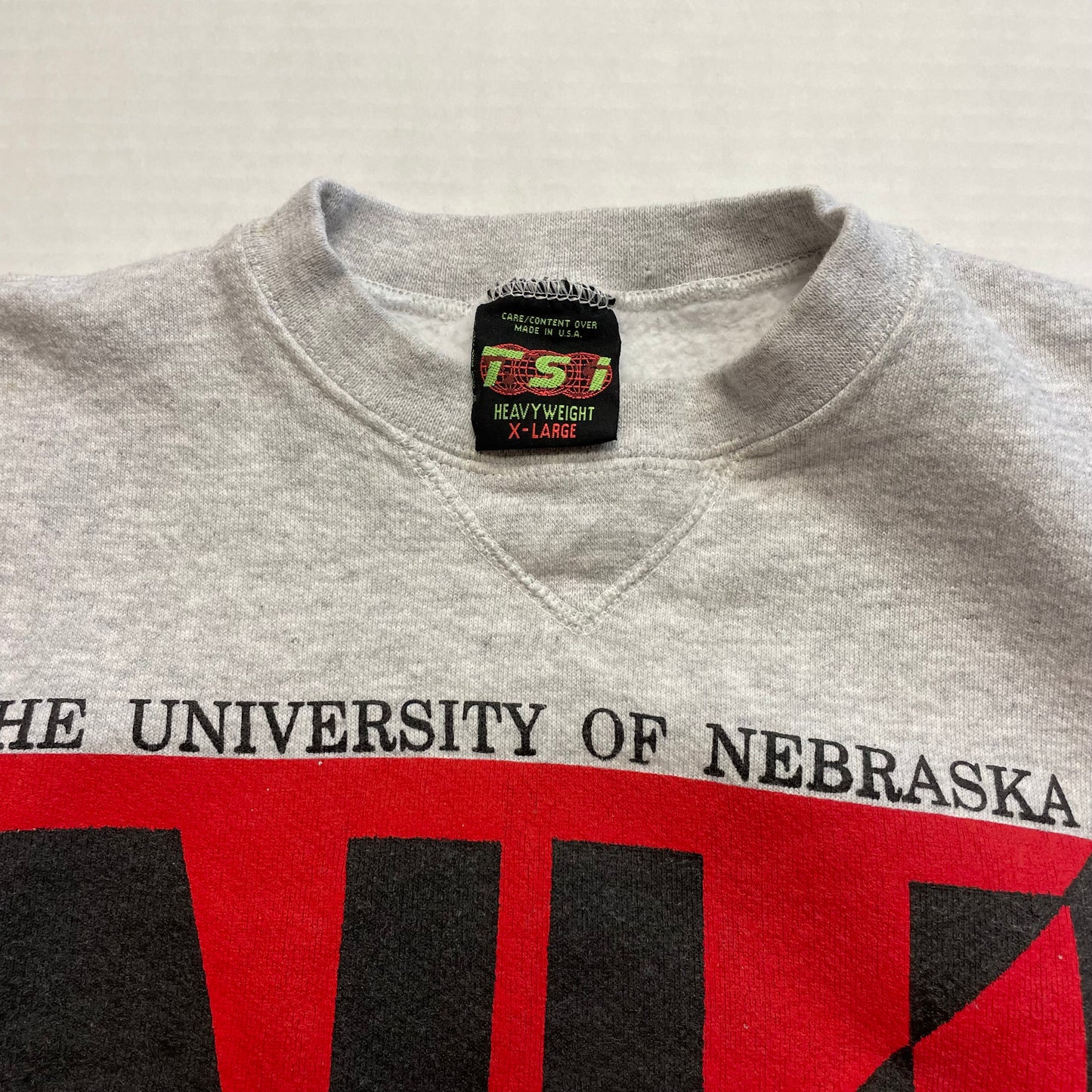 Vintage Nebraska Huskers TSI Crewneck XL