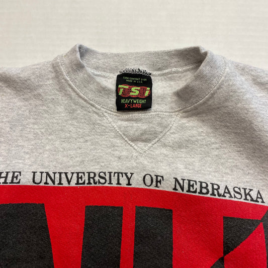Vintage Nebraska Huskers TSI Crewneck XL