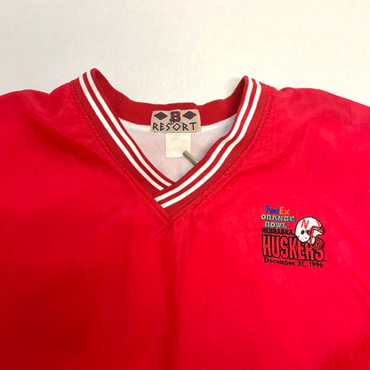 Vintage Nebraska Huskers 1996 Orange Bowl Resort Windbreaker XL