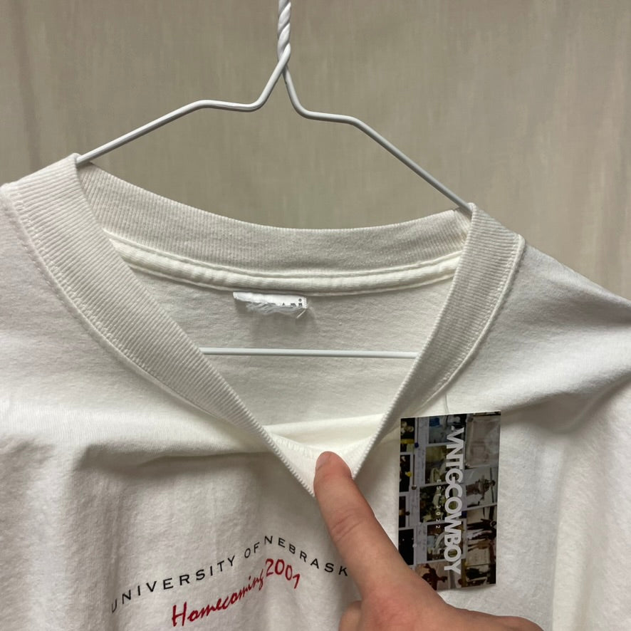 Vintage Nebraska Huskers 2001 Tour Big Red Shirt L