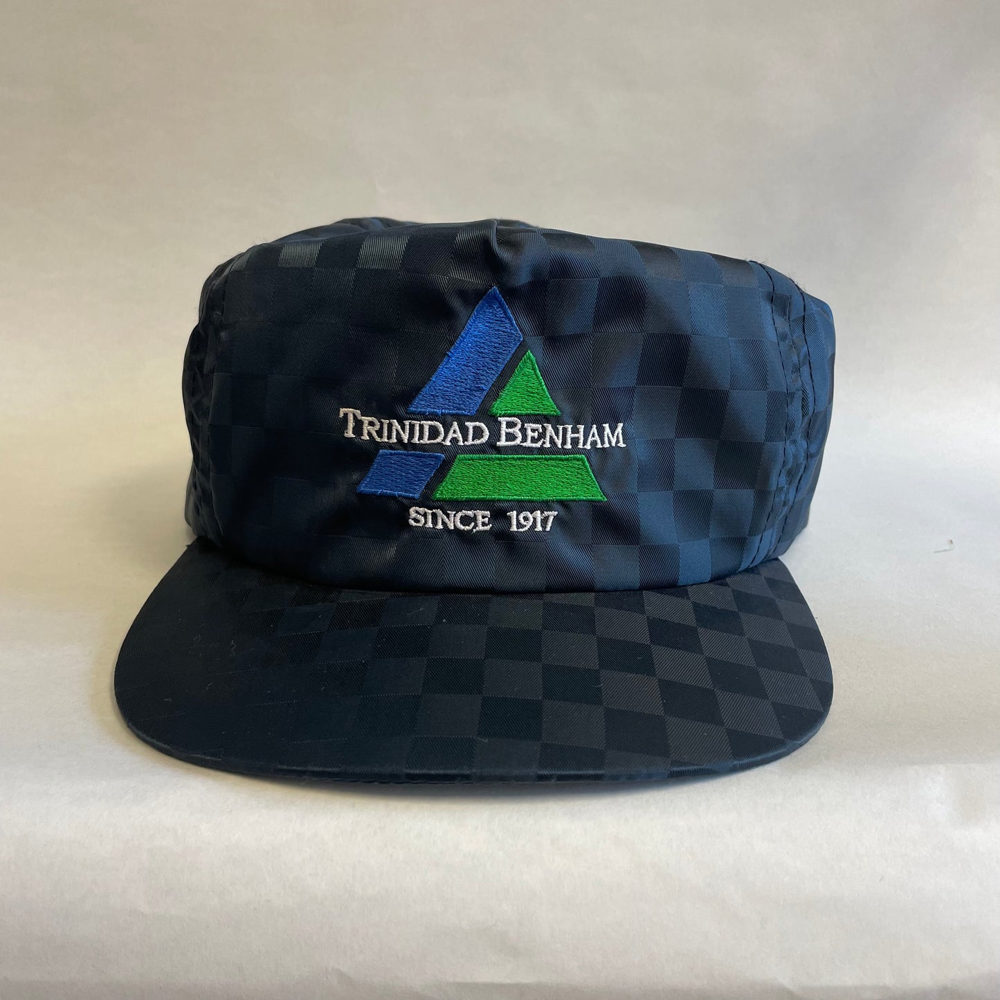 Vintage Trinidad Benham Checkered Snapback Hat