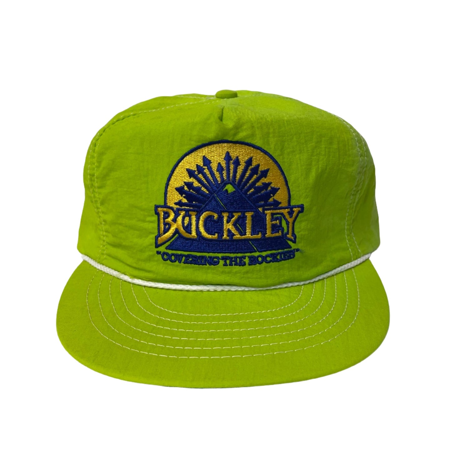 Vintage Buckley Covering The Rockies Colorado Snapback Hat