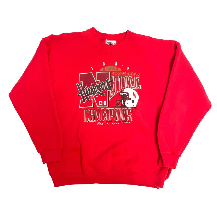 Vintage Nebraska Huskers 1994 National Champions LEE Crewneck XL