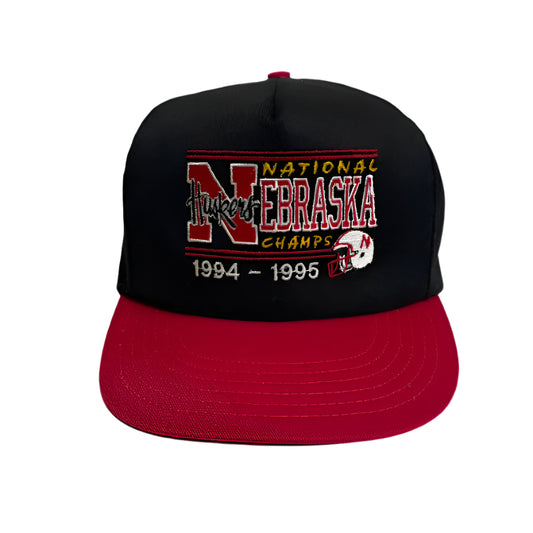 Vintage Nebraska Huskers National Champions Snapback Hat