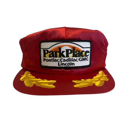 Vintage Park Place Dealership Satin Snapback Hat