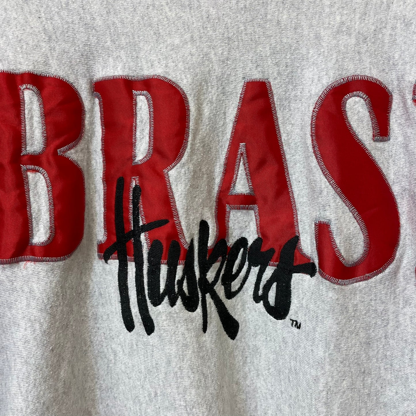 Vintage Nebraska Huskers Spellout XL