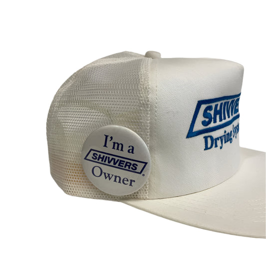Vintage Shivvers Drying Systems Snapback Hat w/ Button