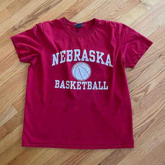 Nebraska Huskers Basketball Shirt L