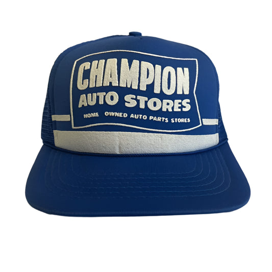 Vintage Champion Auto Stores Snapback Hat