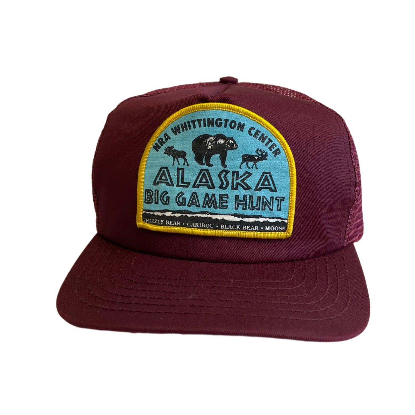 Vintage NRA Whittington Alaska Big Game Hunt Snapback Hat