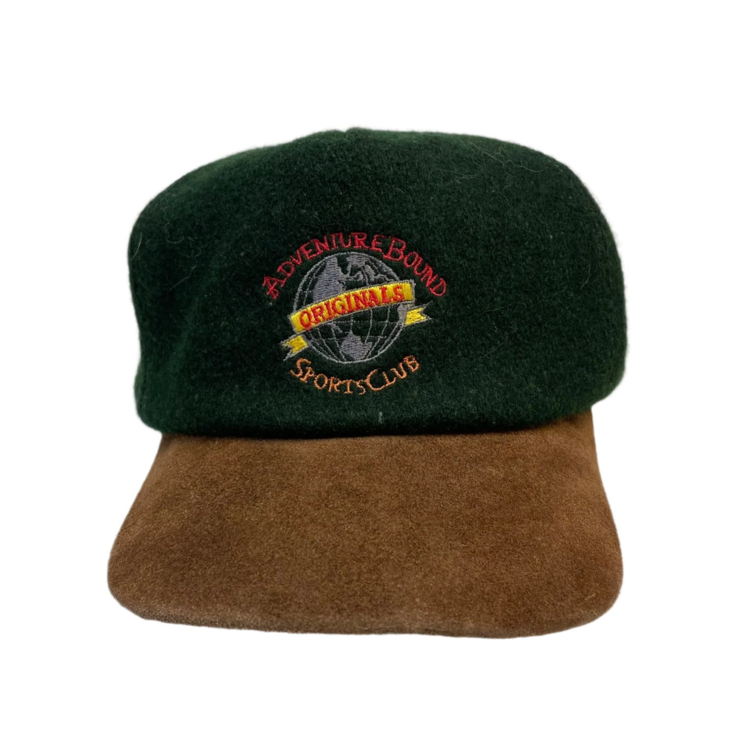 Vintage Wool Adventure Bound Sports Club Strapback Hat