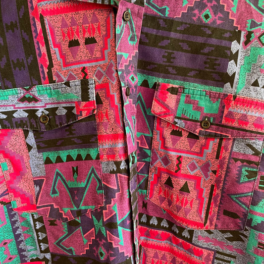 Vintage Western Buttondown Shirt L