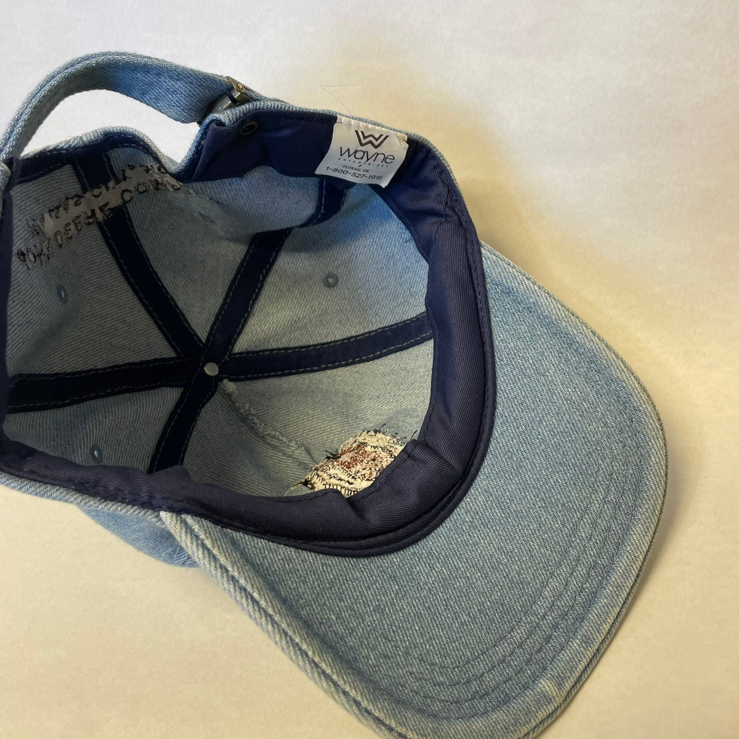 Vintage John Deere Denim Strapback Hat