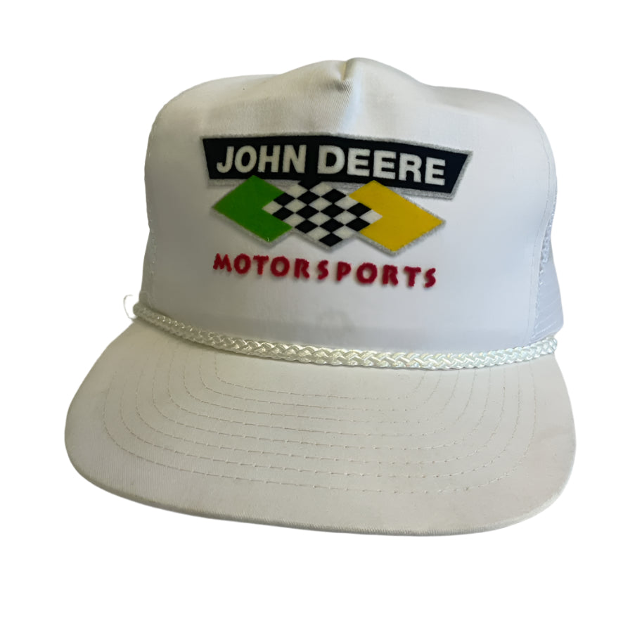 Vintage John Deer Motorsports Snapback Hat