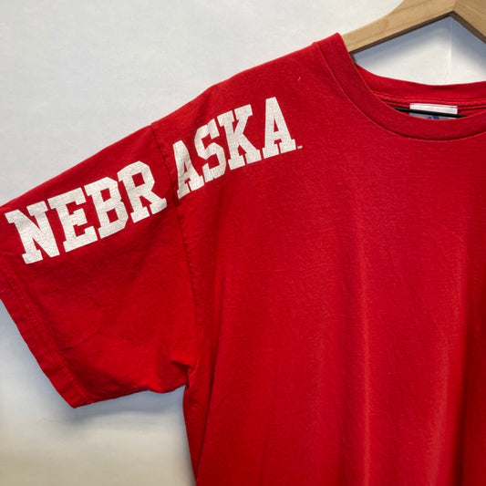 Vintage Nebraska Huskers Adidas Shirt L
