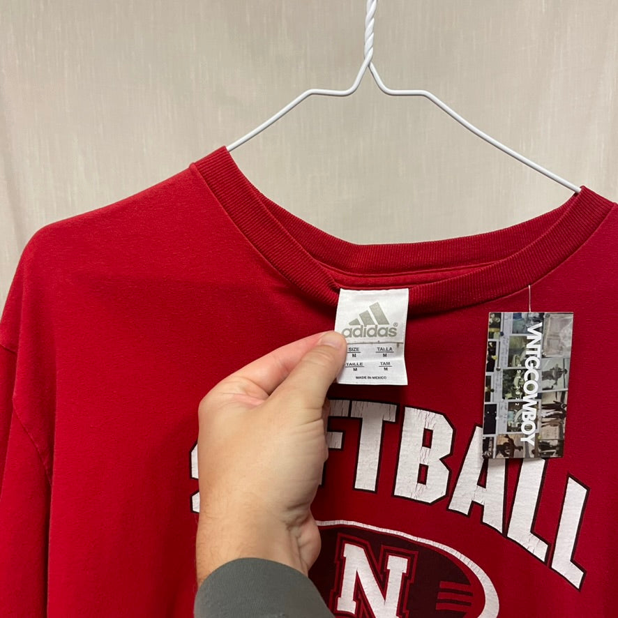 Vintage Nebraska Huskers Softball Shirt M