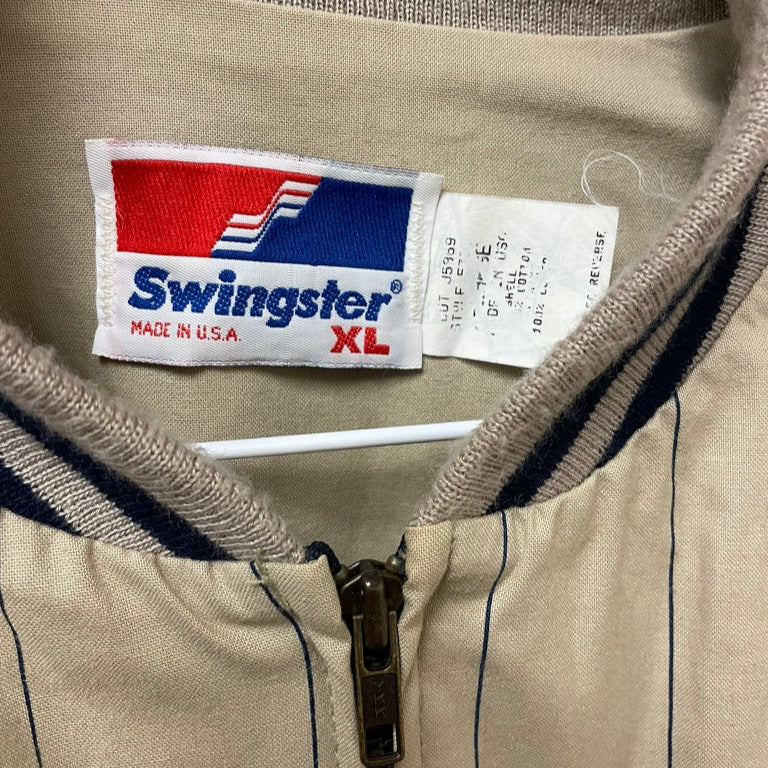 Vintage Snap-On Pinstripe Swingster Jacket XL