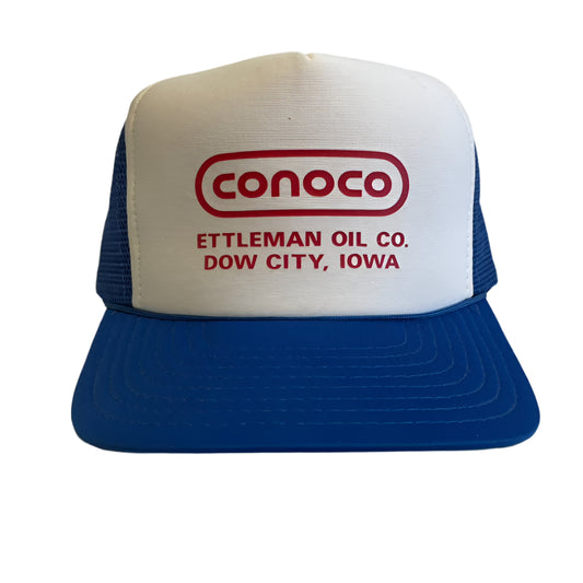 Vintage CONOCO Dow City, Iowa Snapback Hat