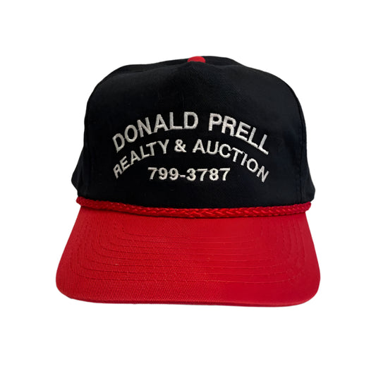 Vintage Donald Prell Realty and Auctions Snapback Hat