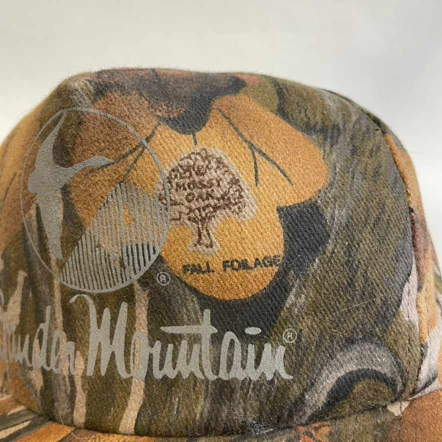 Vintage Gander Mountain MOSSY OAK Fall Foliage Camo Snapback Hat