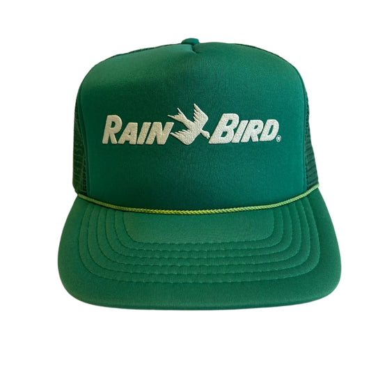 Vintage Rain Bird Irrigation Snapback Trucker Hat