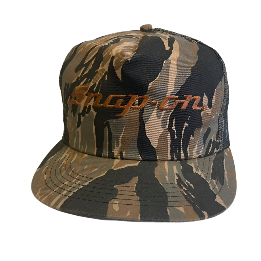 Vintage Snap-On Trebark Camo Snapback Hat