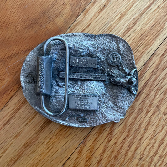 Vintage Nebraska Huskers Basketball 1997 Belt Buckle