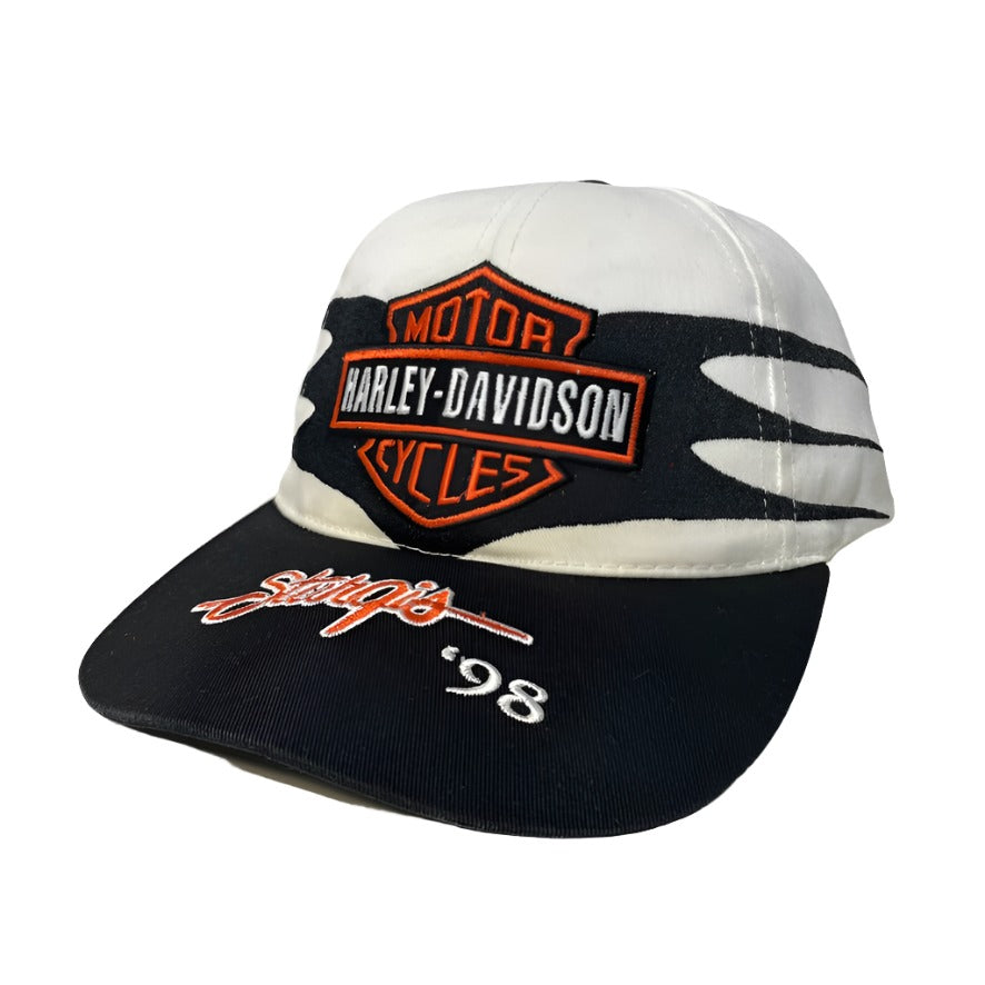 Vintage Harley Davidson Motorcycles Sturgis 1998 Snapback