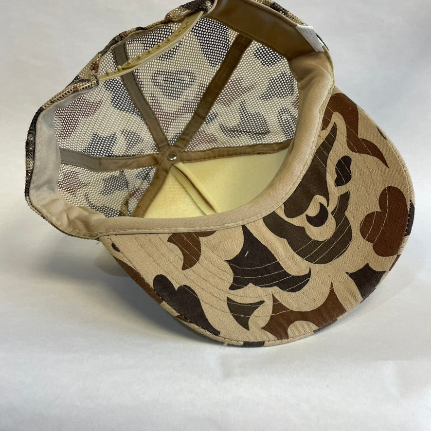 Vintage Farmers Elevator Co. Camo Snapback Trucker Hat